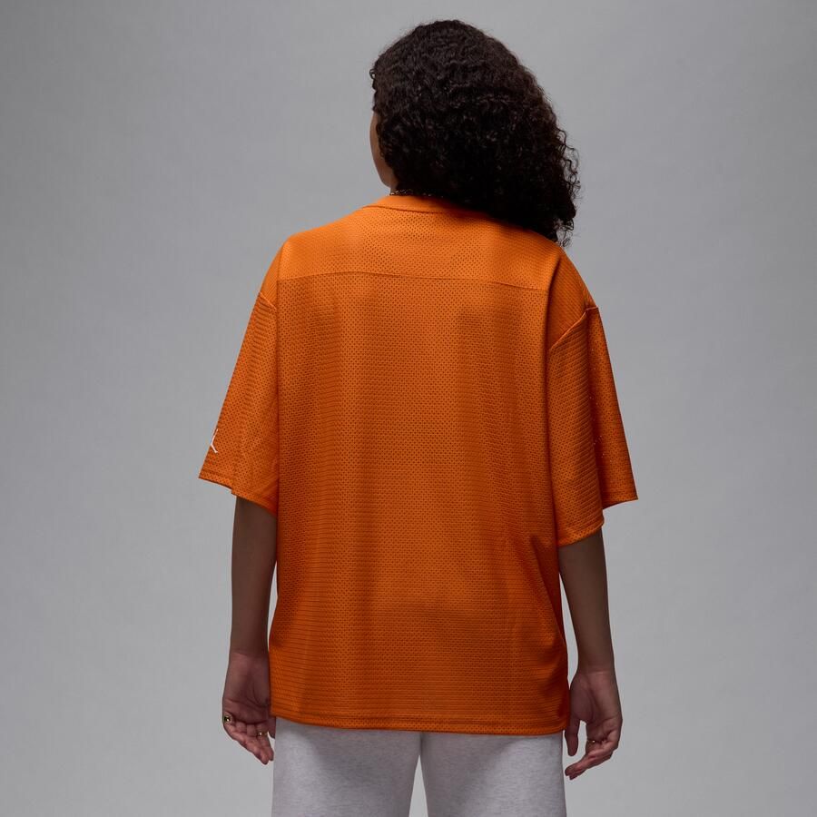 Jordan Brooklyn jersey van mesh voor dames Oranje