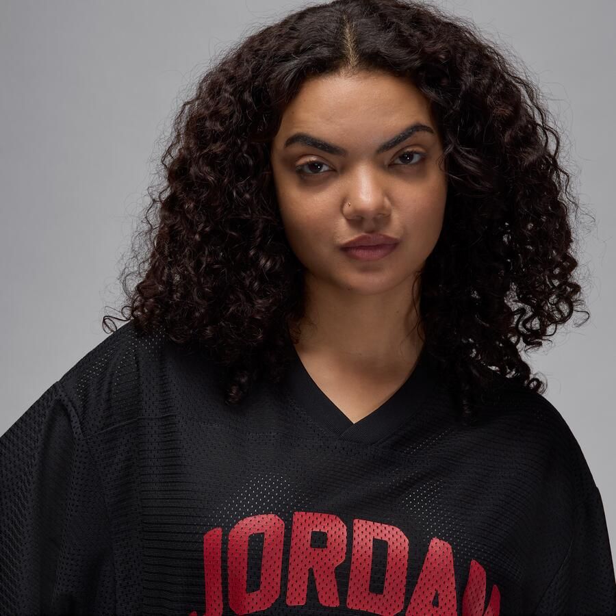 Jordan Brooklyn jersey van mesh voor dames Zwart - Foto 2