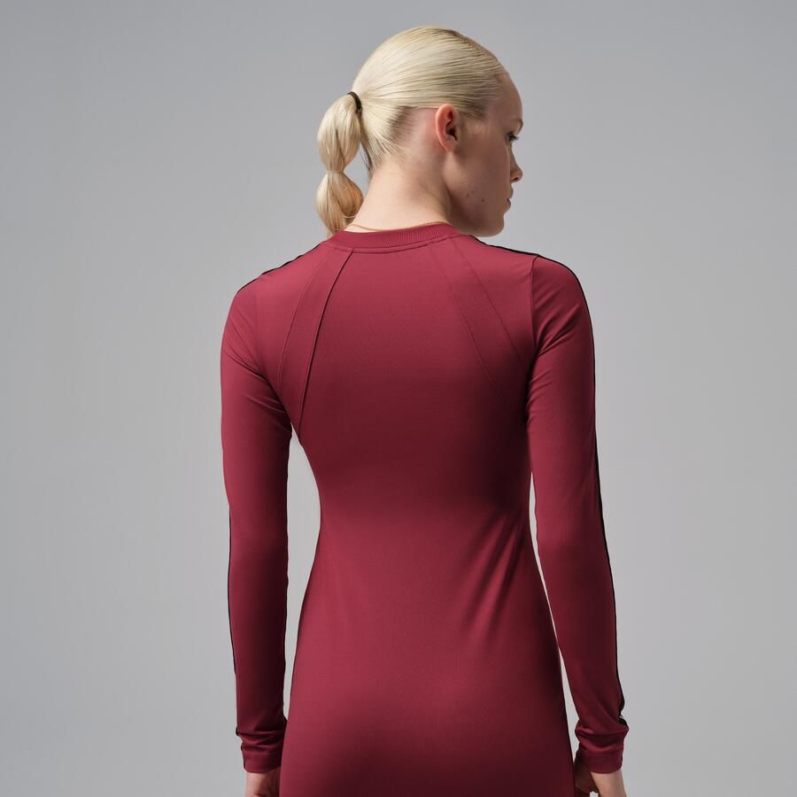 Jordan Brooklyn jurk met lange mouwen Rood