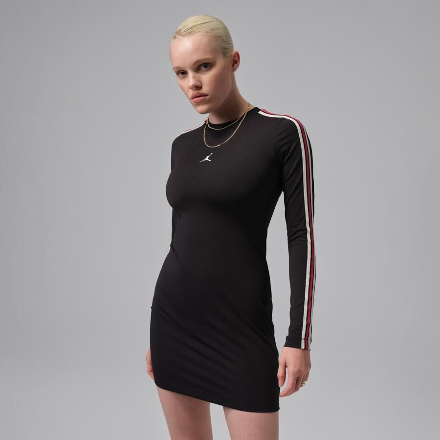 Jordan Brooklyn jurk met lange mouwen Zwart - Foto 4