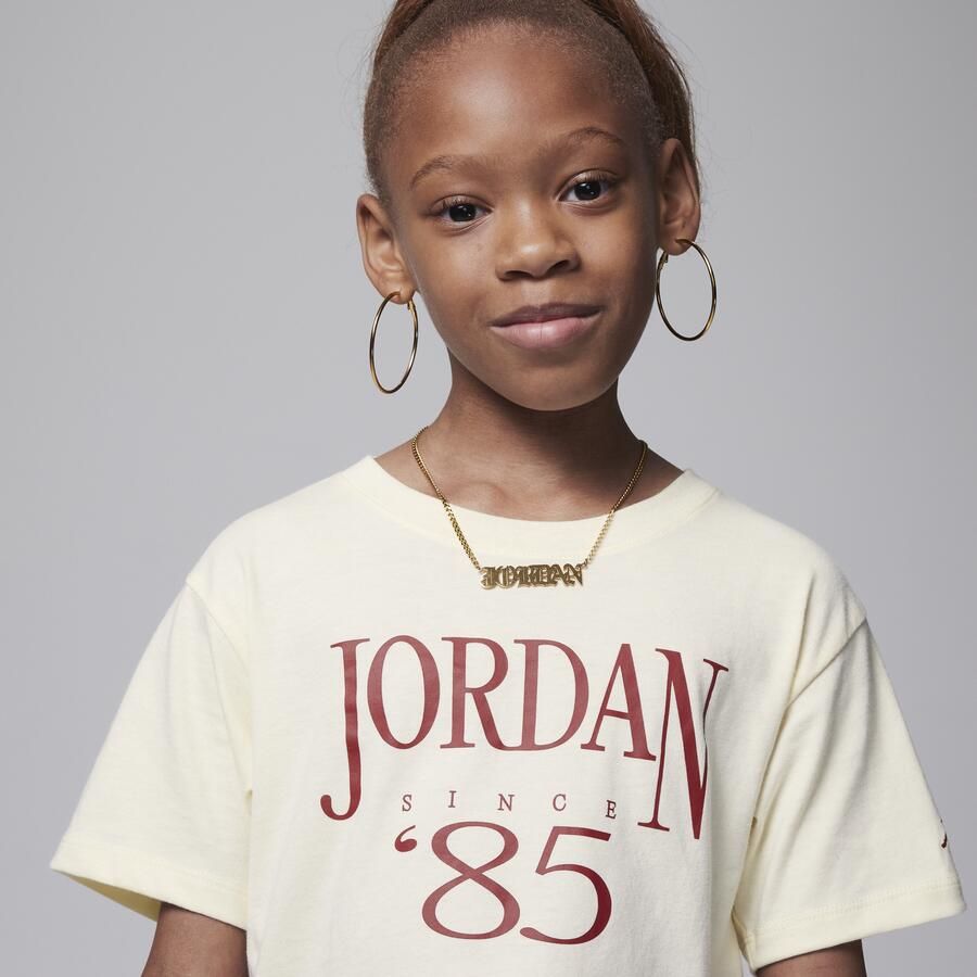 Jordan Brooklyn Mini Me bikeshortsset voor kleuters Rood