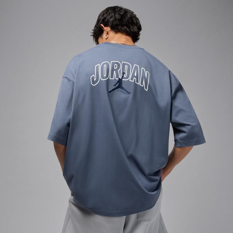 Jordan Brooklyn oversized T-shirt met korte mouwen voor heren Blauw