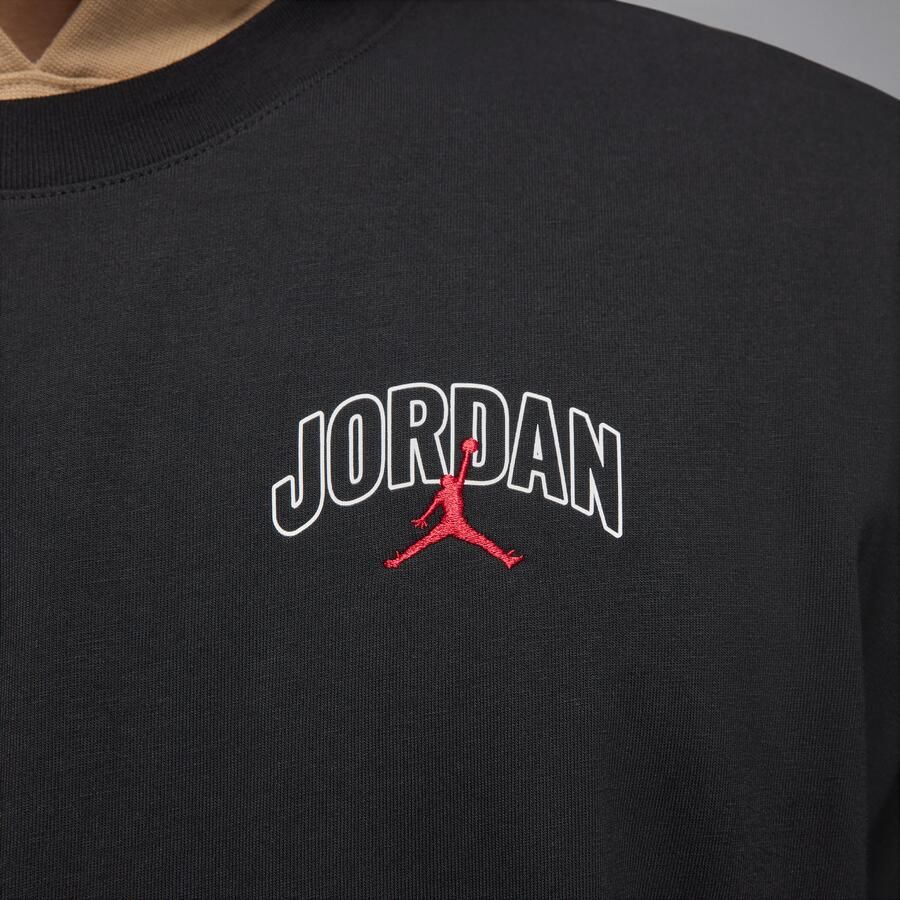 Jordan Brooklyn oversized T-shirt met korte mouwen voor heren Zwart - Foto 3