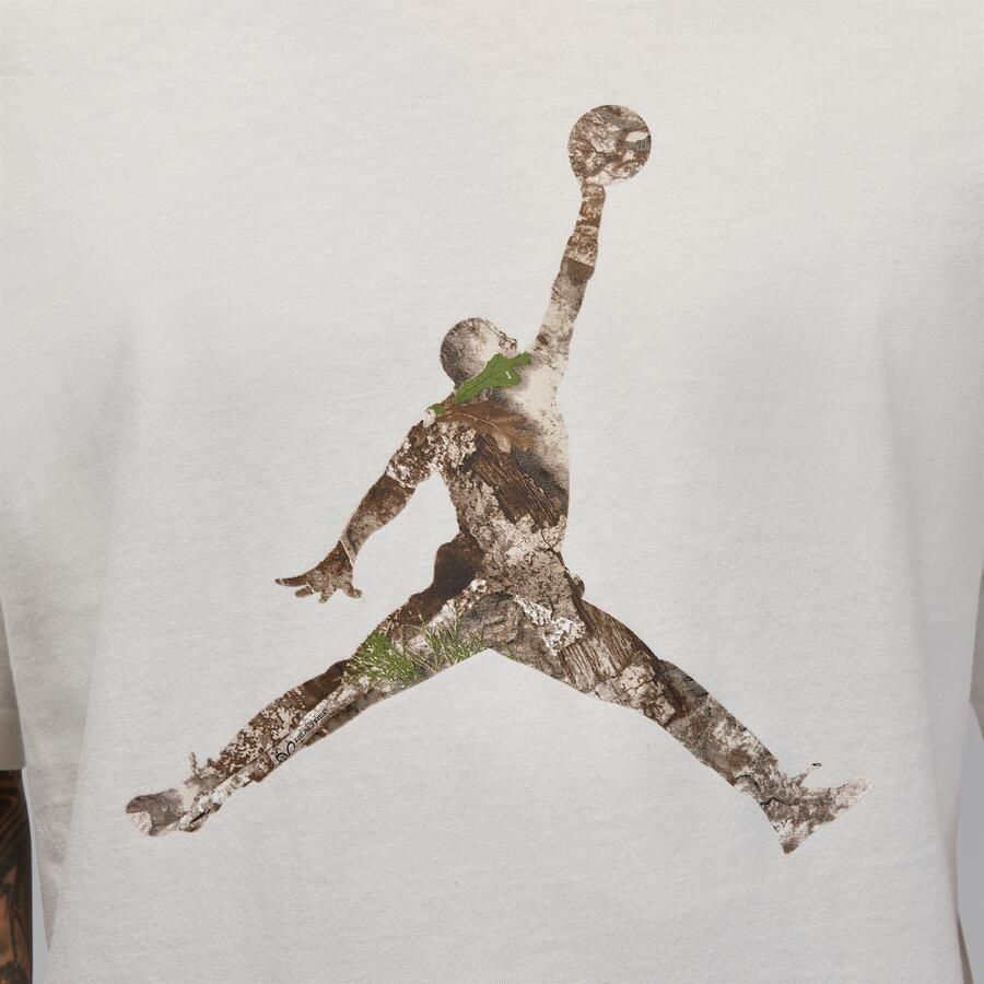 Jordan Brooklyn Realtree Jumpman T-shirt voor heren Wit - Foto 3