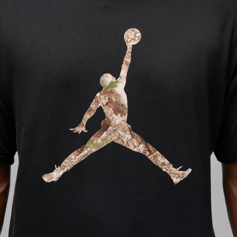 Jordan Brooklyn Realtree Jumpman T-shirt voor heren Zwart - Foto 3