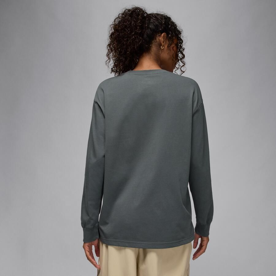 Jordan Brooklyn Realtree T-shirt met lange mouwen voor dames Grijs