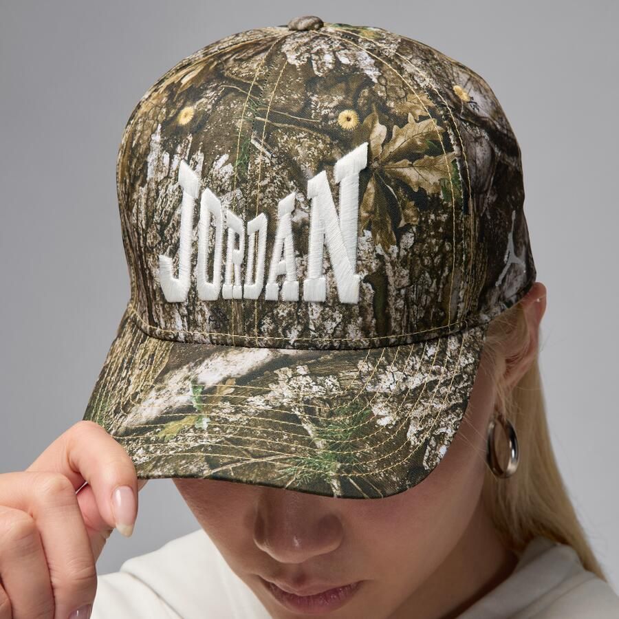 Jordan Brooklyn Rise Cap verstelbare Realtree pet Wit - Foto 3