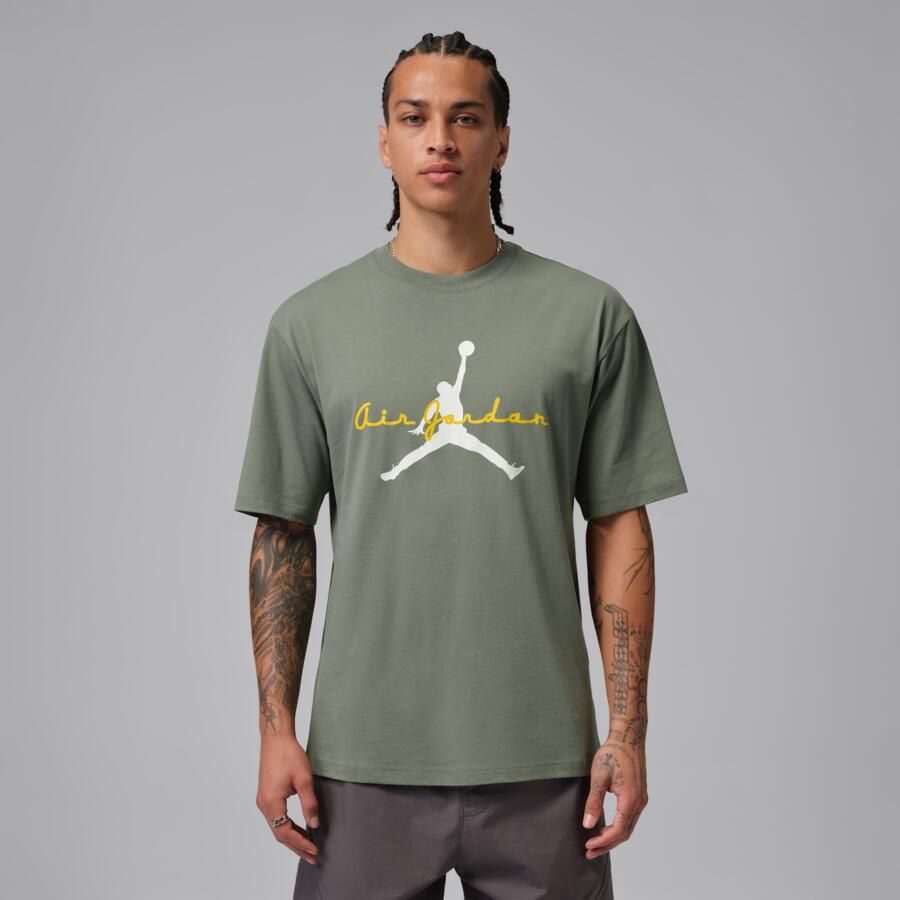 Jordan Brooklyn T-shirt met graphic voor heren Groen - Foto 4