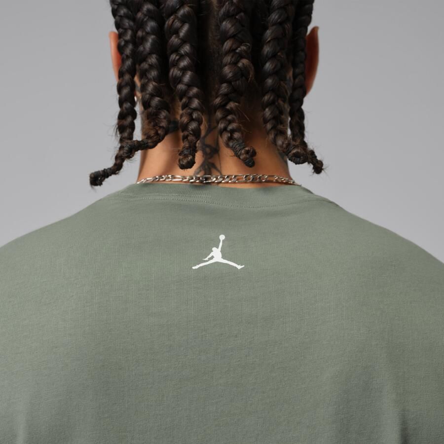 Jordan Brooklyn T-shirt met graphic voor heren Groen - Foto 3
