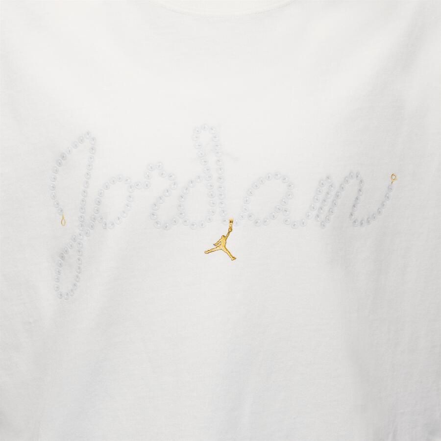 Jordan Brooklyn T-shirt voor dames Wit - Foto 3