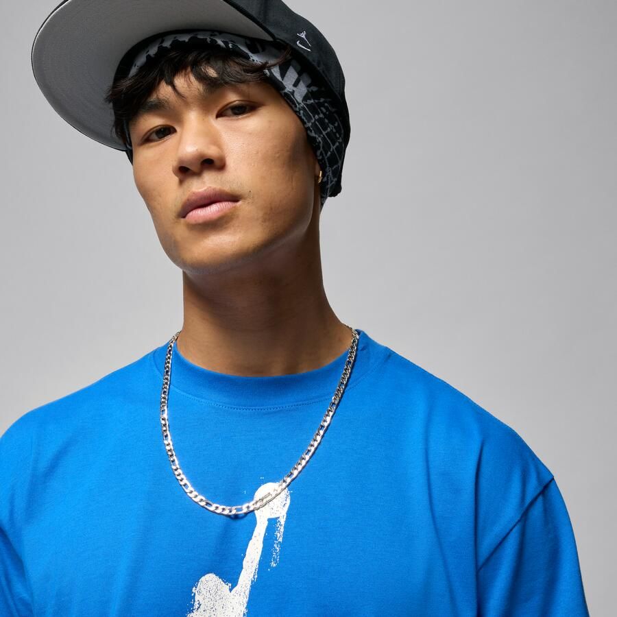 Jordan Brooklyn T-shirt voor heren Blauw - Foto 2