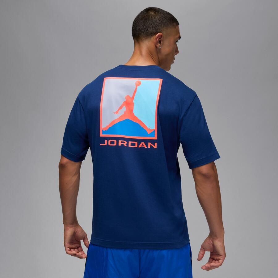 Jordan Brooklyn T-shirt voor heren Blauw - Foto 4