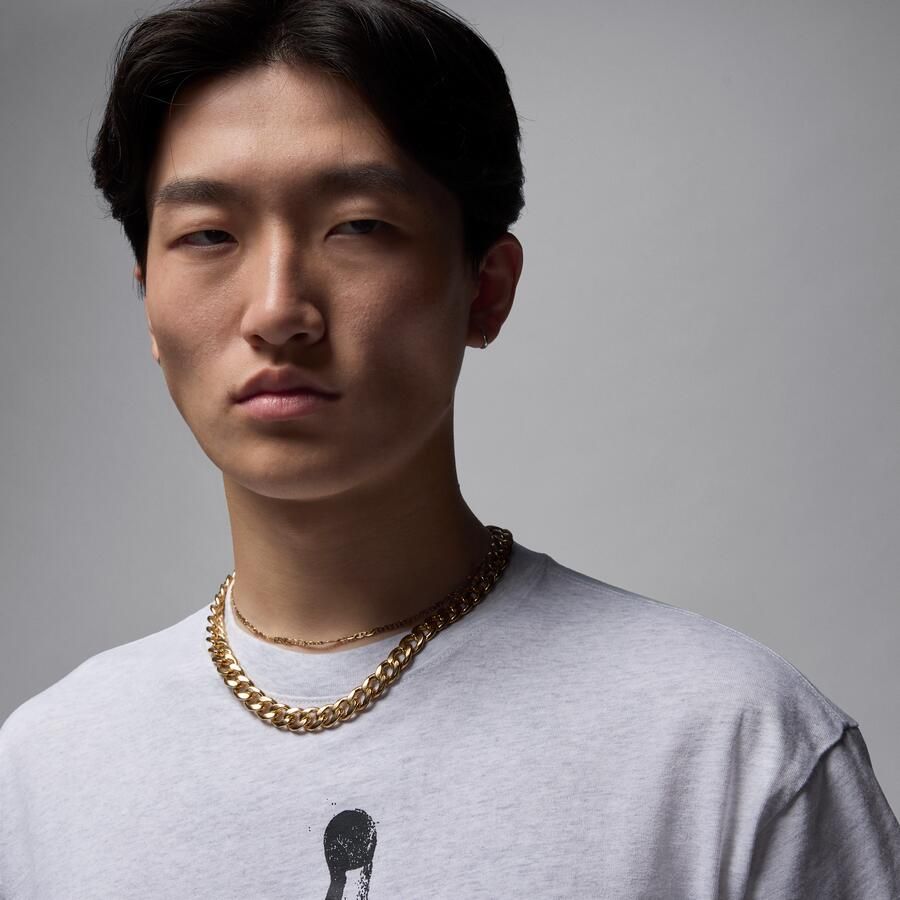 Jordan Brooklyn T-shirt voor heren Bruin - Foto 2