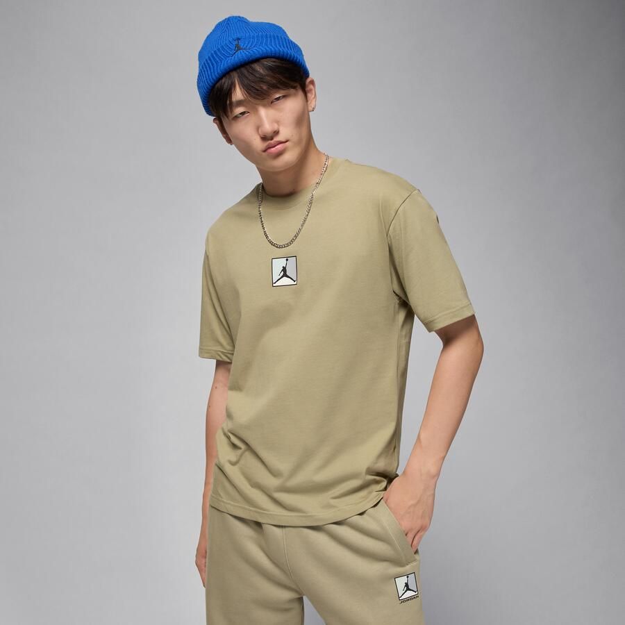 Jordan Brooklyn T-shirt voor heren Bruin - Foto 4