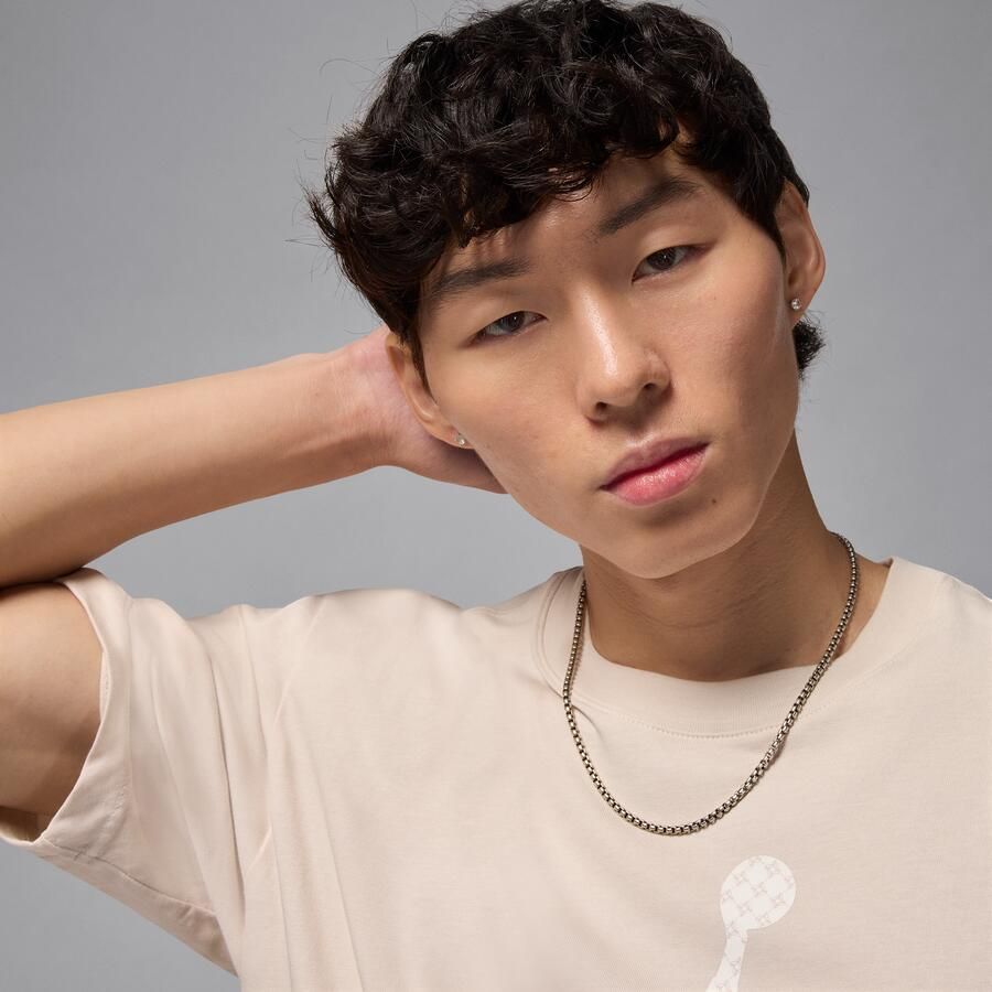 Jordan Brooklyn T-shirt voor heren Bruin - Foto 2