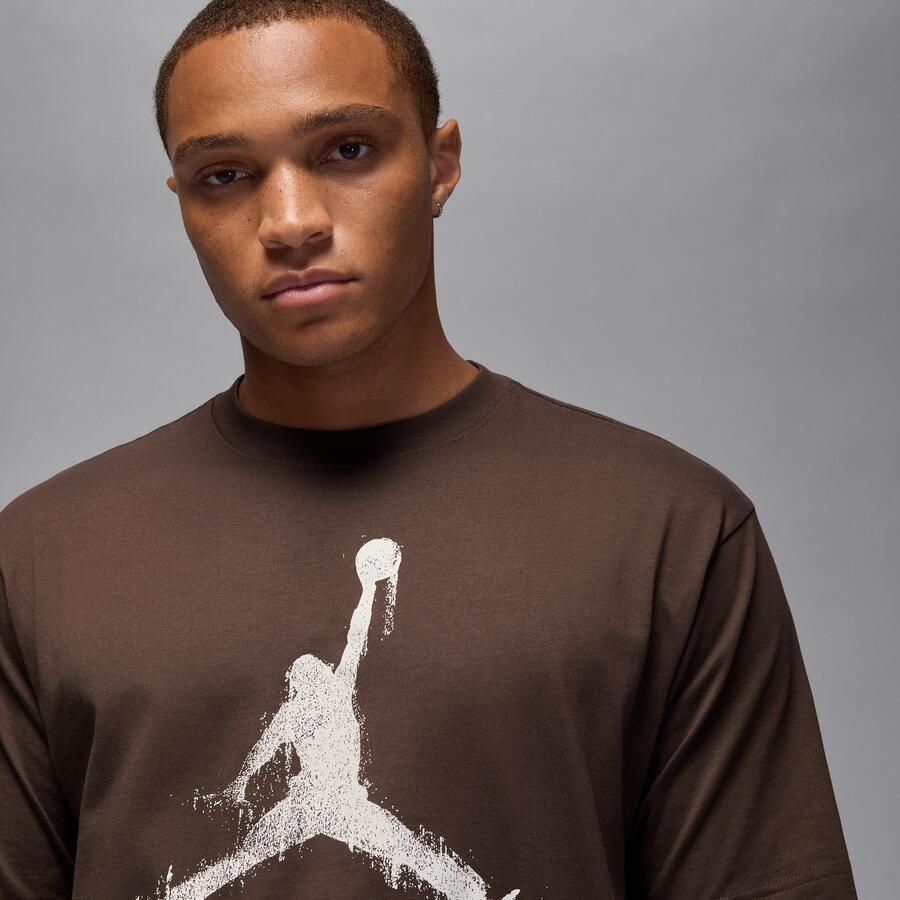 Jordan Brooklyn T-shirt voor heren Bruin - Foto 2