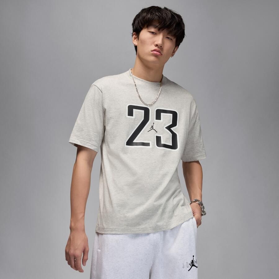 Jordan Brooklyn T-shirt voor heren Grijs - Foto 4