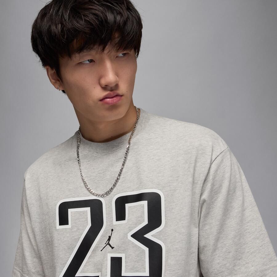 Jordan Brooklyn T-shirt voor heren Grijs - Foto 2