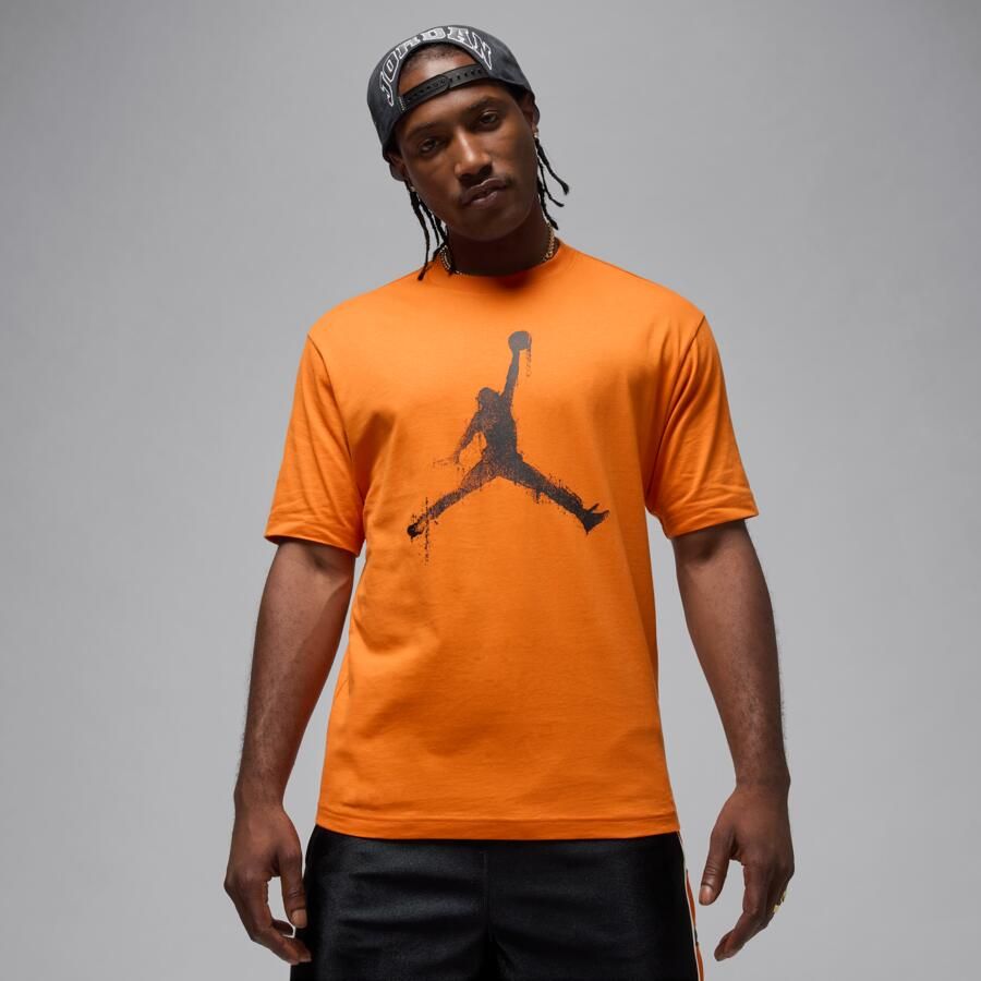 Jordan Brooklyn T-shirt voor heren Oranje - Foto 4