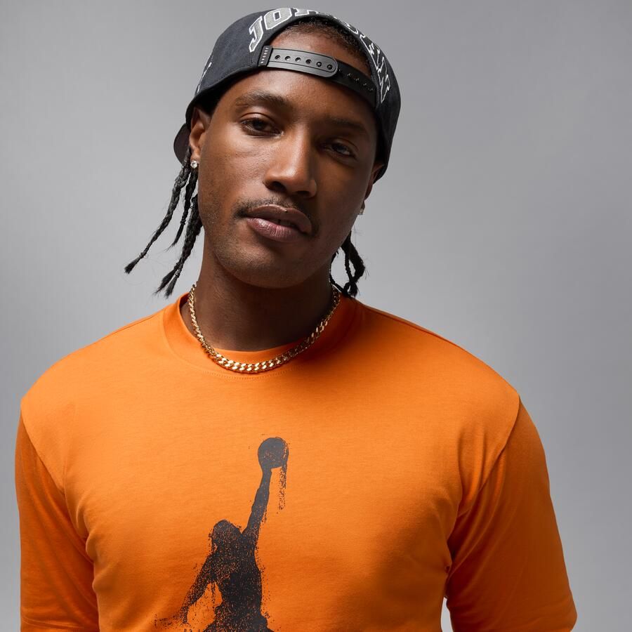 Jordan Brooklyn T-shirt voor heren Oranje - Foto 2