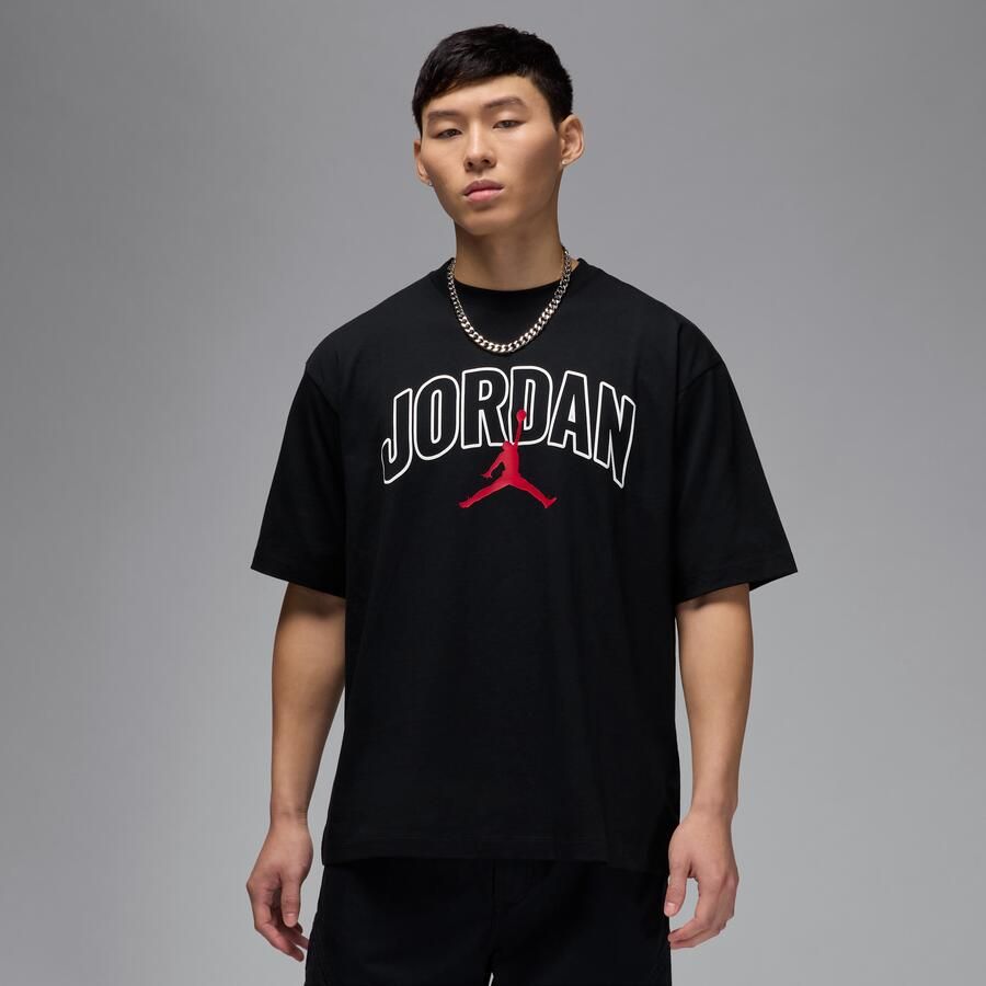 Jordan Brooklyn T-shirt voor heren Zwart - Foto 4