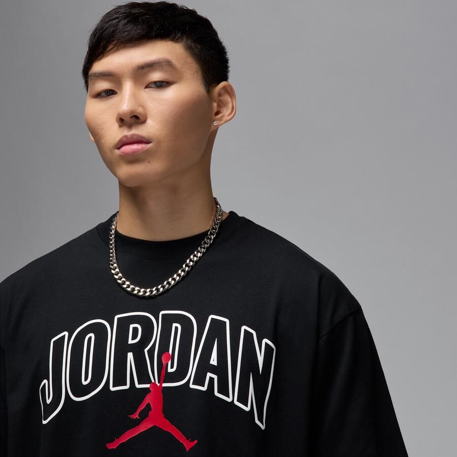 Jordan Brooklyn T-shirt voor heren Zwart - Foto 2