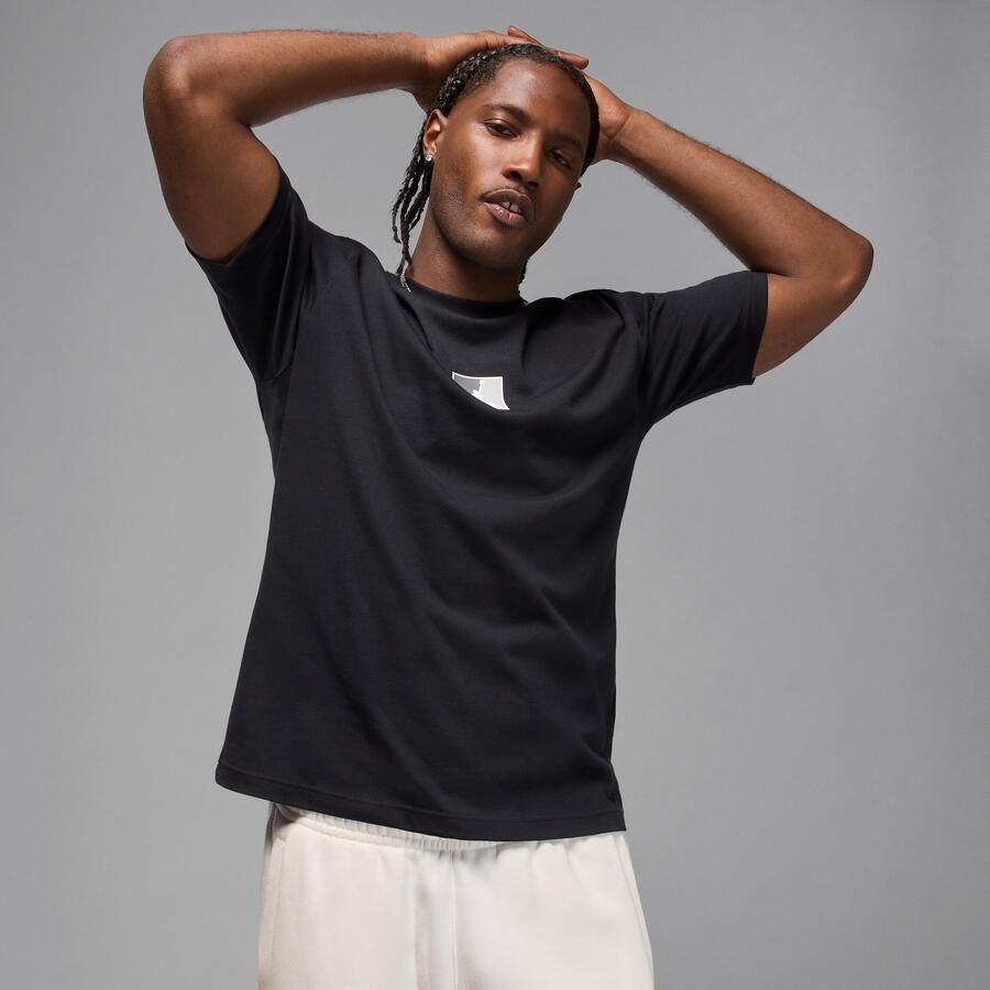 Jordan Brooklyn T-shirt voor heren Zwart - Foto 4