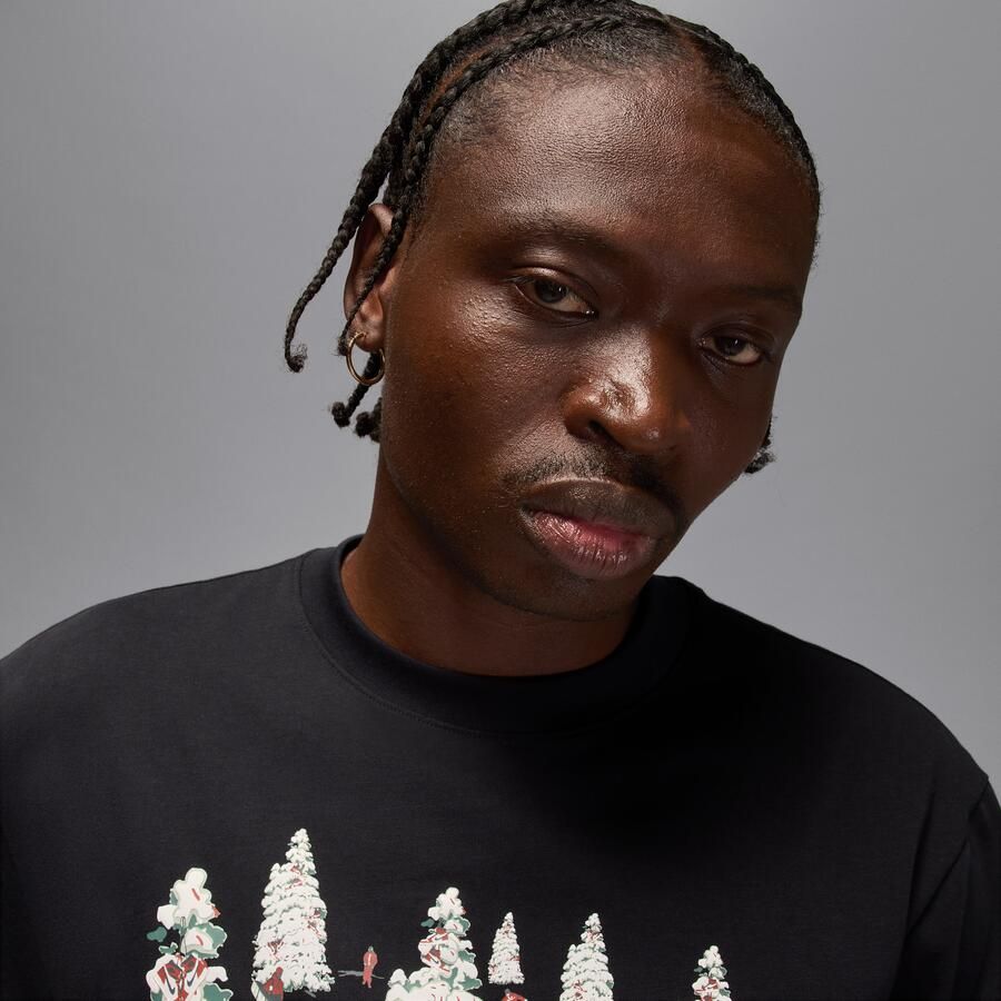 Jordan Brooklyn T-shirt voor heren Zwart - Foto 2