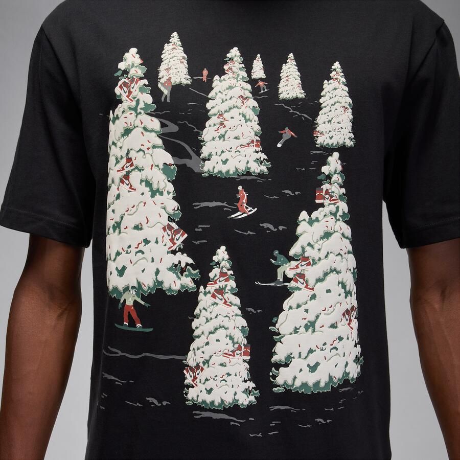 Jordan Brooklyn T-shirt voor heren Zwart - Foto 3