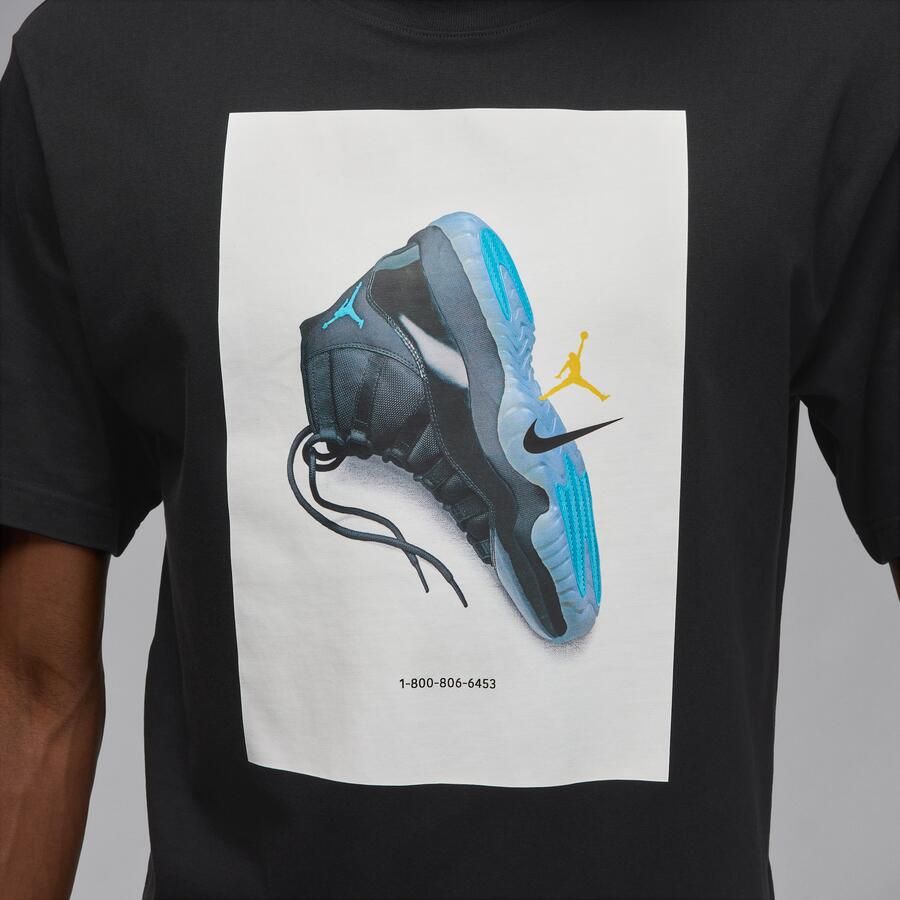Jordan Brooklyn T-shirt voor heren Zwart - Foto 3