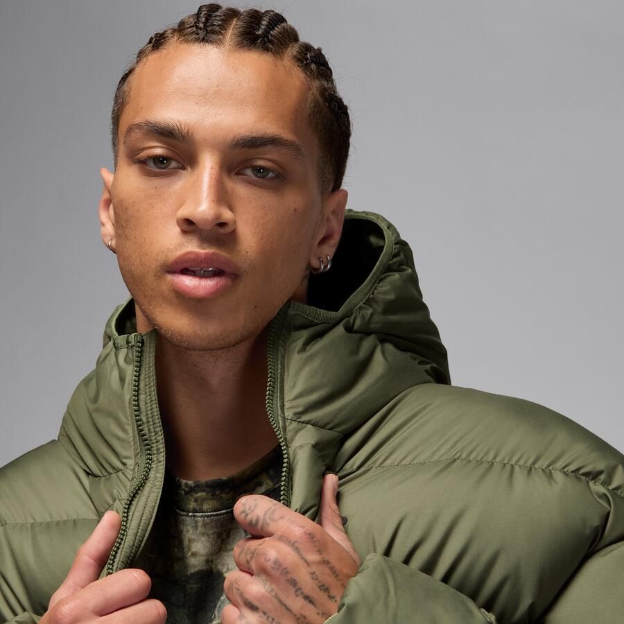 Jordan Brooklyn Therma-FIT gewatteerd herenjack Groen - Foto 2