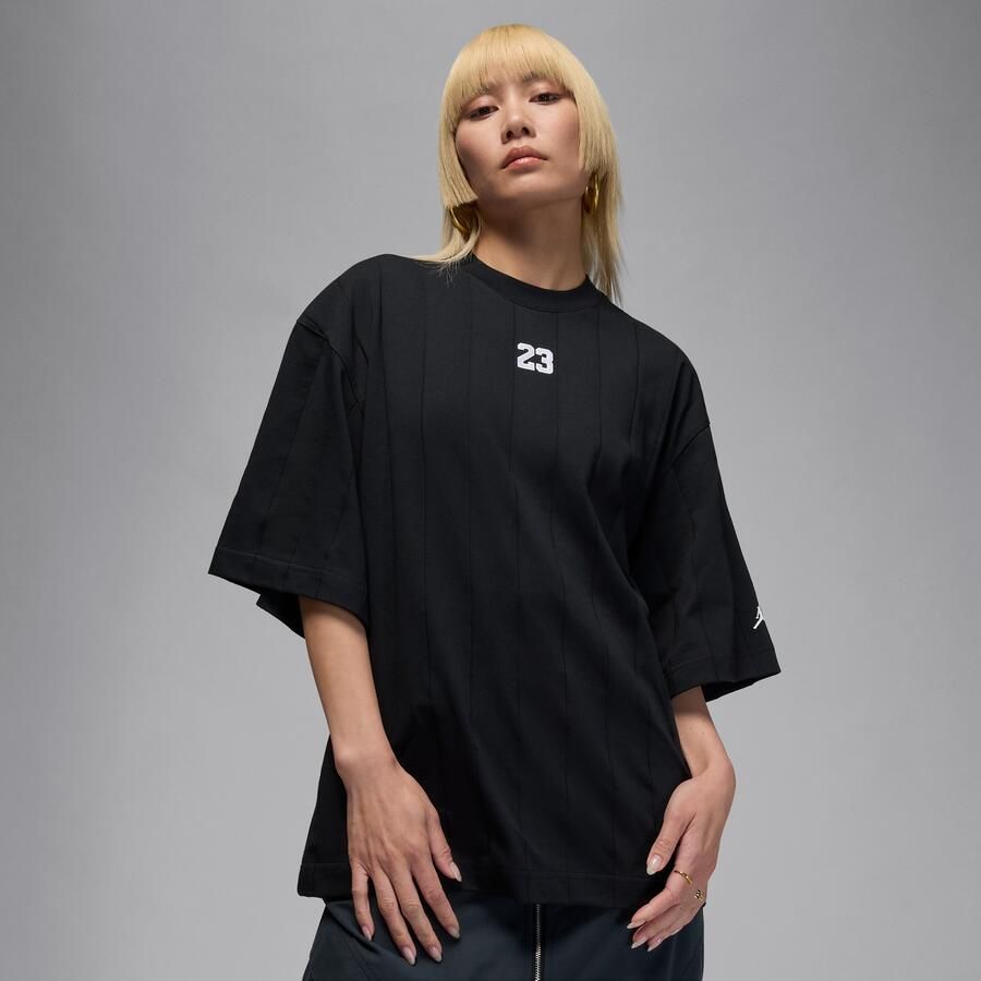 Jordan Brooklyn top met ruimvallende pasvorm voor dames Zwart - Foto 4