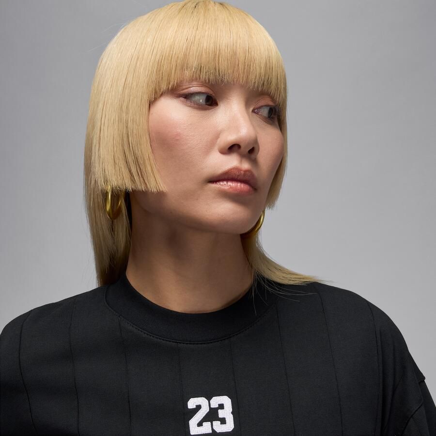 Jordan Brooklyn top met ruimvallende pasvorm voor dames Zwart - Foto 2