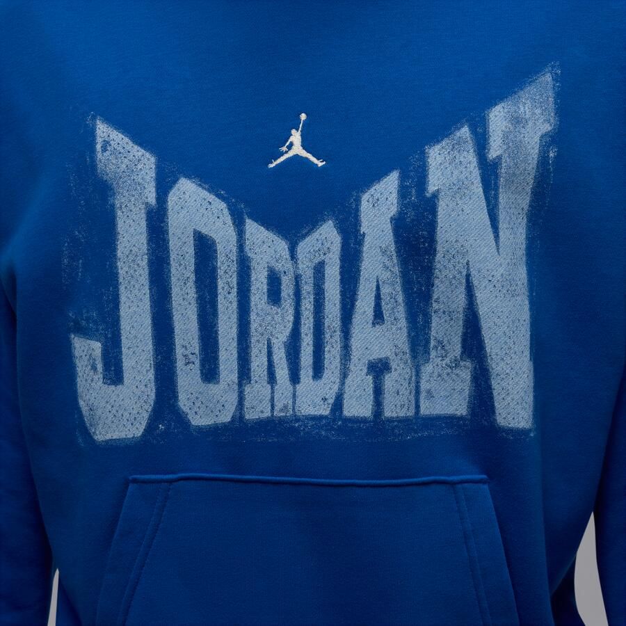 Jordan Brooklyn universiteitshoodie voor heren Blauw - Foto 3