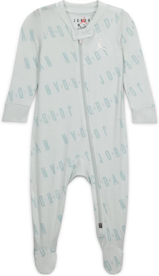 Jordan Bubble coverall met voetjes voor baby's (0-9 maanden) Wit - Foto 3