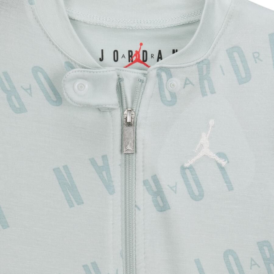 Jordan Bubble coverall met voetjes voor baby's (0-9 maanden) Wit