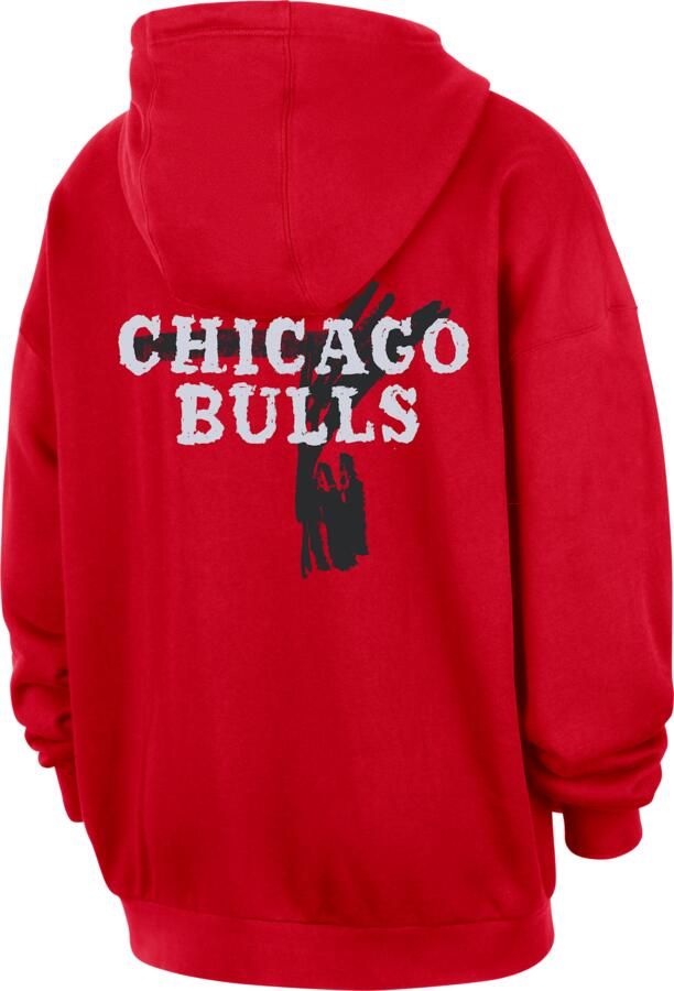 Jordan Chicago Bulls Courtside NBA Club Premium hoodie voor heren Rood