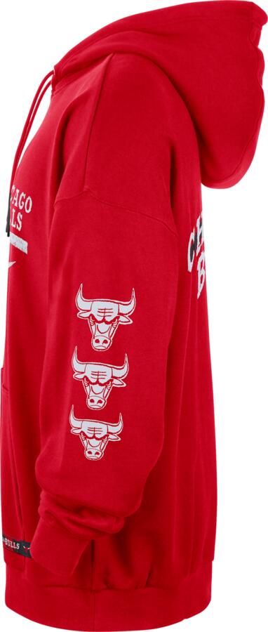 Jordan Chicago Bulls Courtside NBA Club Premium hoodie voor heren Rood - Foto 2