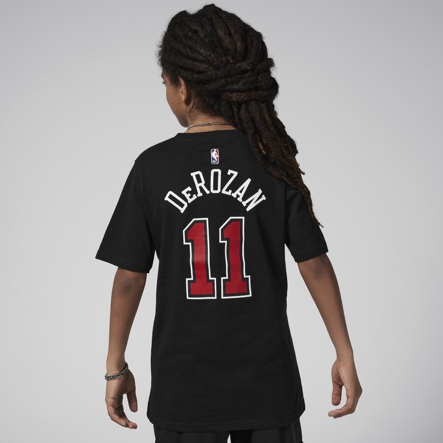 Jordan Chicago Bulls Statement Edition NBA-shirt voor kids Zwart