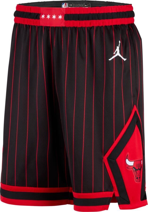 Jordan Chicago Bulls Statement Edition Swingman Dri-FIT NBA-herenshorts Zwart - Foto 3