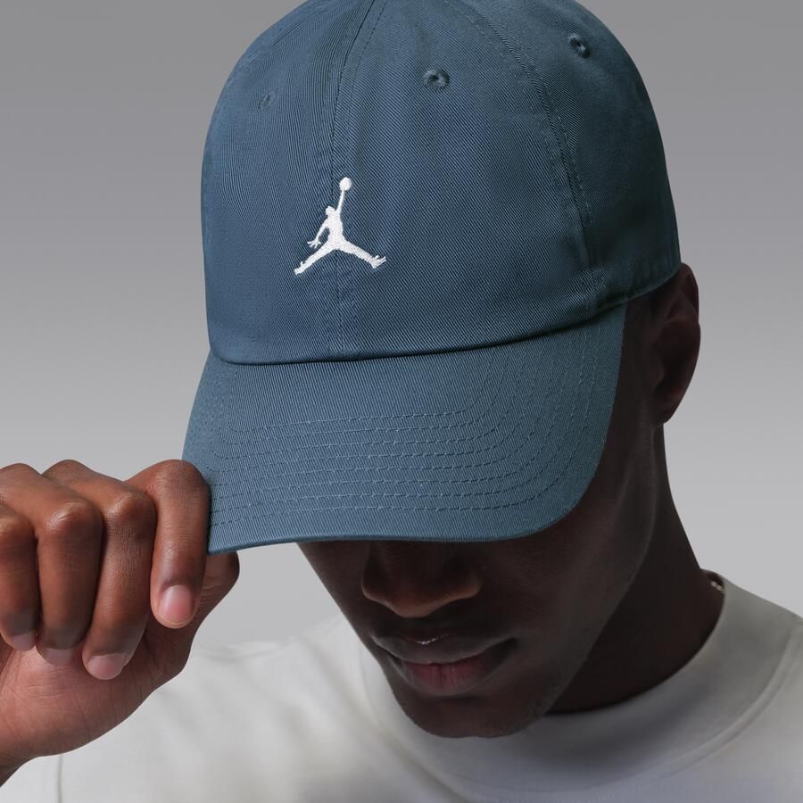 Jordan Club ongestructureerde pet met gebogen klep Blauw - Foto 3
