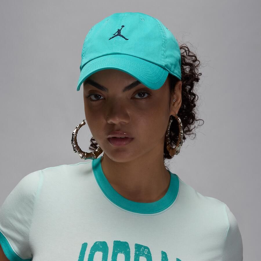 Jordan Club ongestructureerde pet met gebogen klep Groen - Foto 4