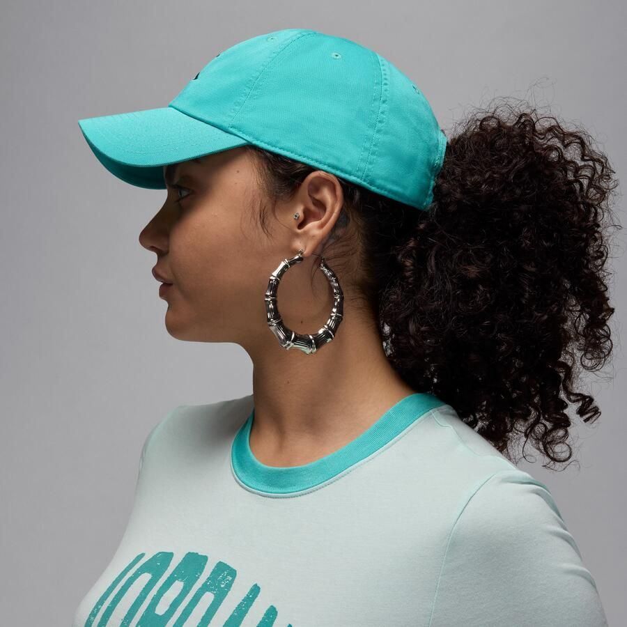 Jordan Club ongestructureerde pet met gebogen klep Groen - Foto 2