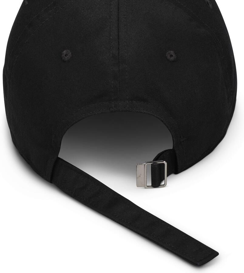 Jordan Club ongestructureerde pet met gebogen klep Zwart - Foto 3