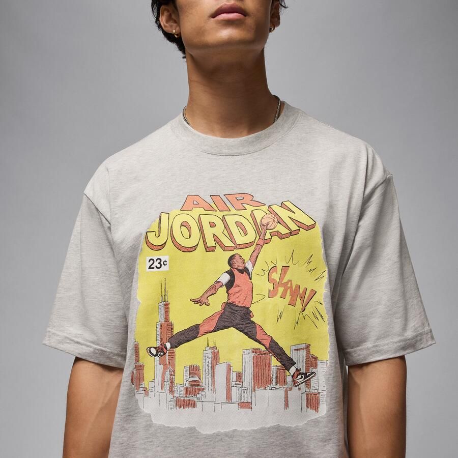 Jordan Comic T-shirt voor heren Grijs - Foto 3
