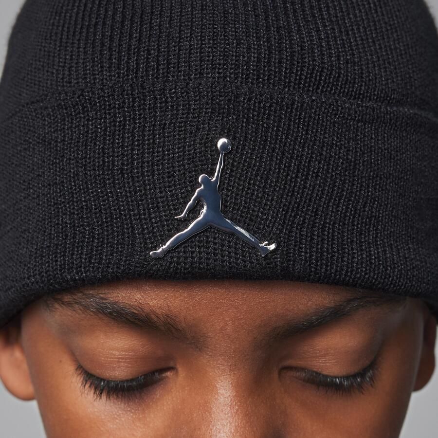 Jordan Cuffed Beanie Zwart - Foto 3