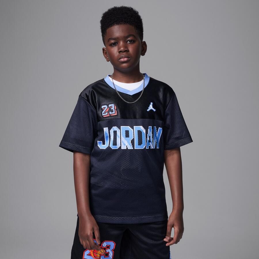 Jordan Customized Air voetbalshirt voor kids Zwart - Foto 4
