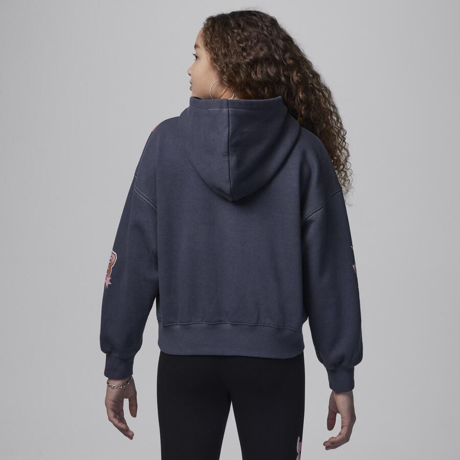 Jordan Deloris Flower hoodie voor kids Grijs - Foto 4