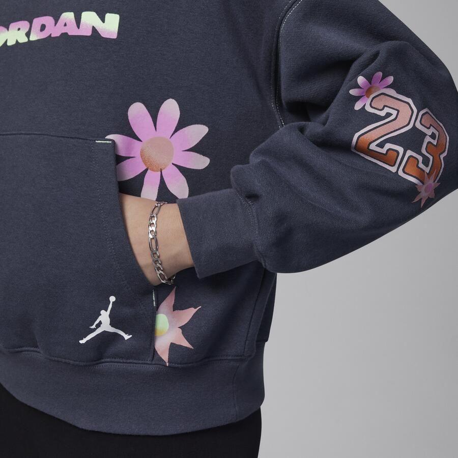 Jordan Deloris Flower hoodie voor kids Grijs - Foto 2