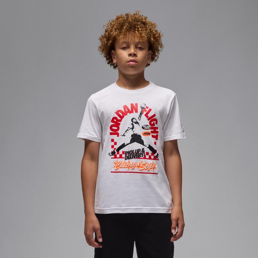 Jordan Depp Dish T-shirt voor kids Wit - Foto 4